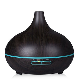 300ml Mist Air Humidifier/Essential Oil Wood Grain Diffuser