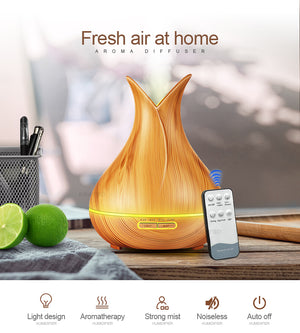 400ml Aroma Mist Diffuser Ultrasonic Air Humidifier