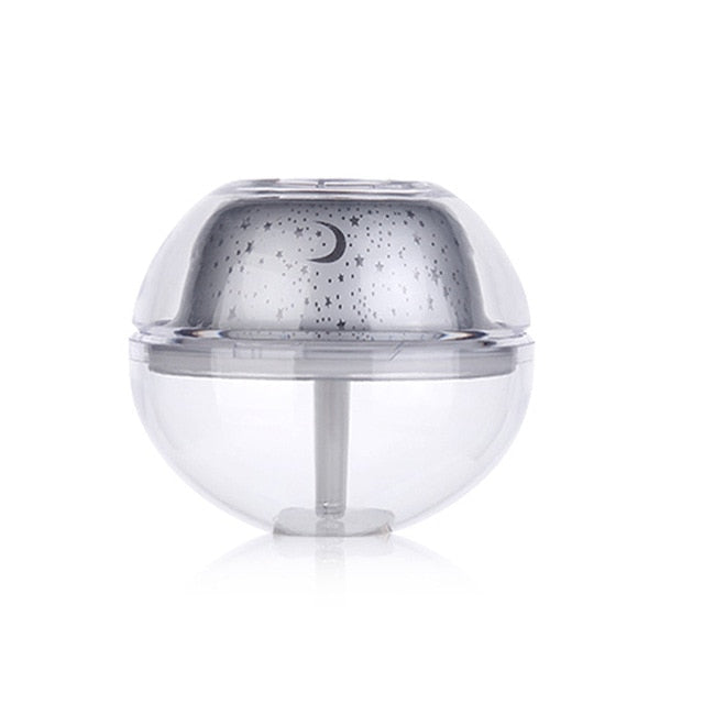 500ml USB Crystal Night Lamp Mist Diffuser